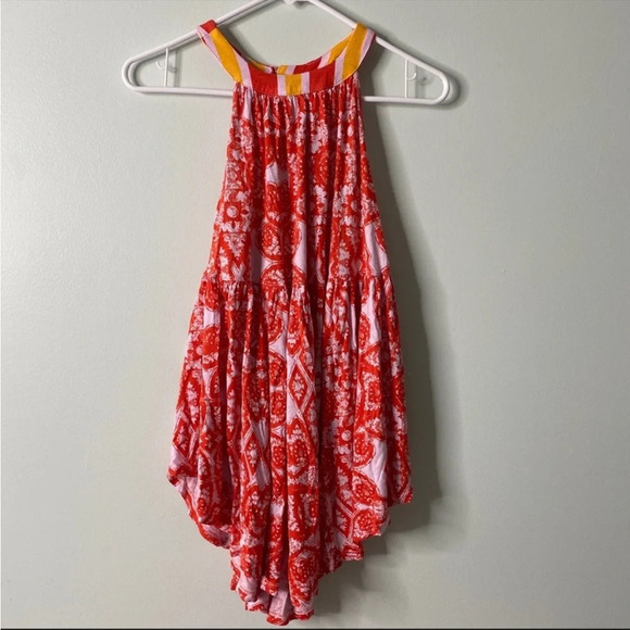 NWT Free People Red Mimi Tunic Tank Top - Picture 3 of 6